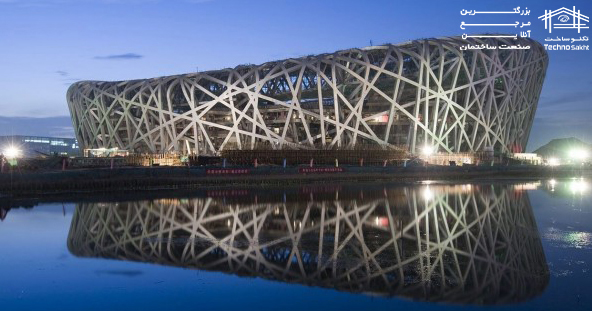 طرح بسیار زیبای استادیوم ملی پکن