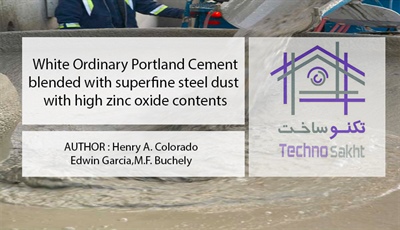 White Ordinary Portland Cement blended with superfine steel dust with high zinc oxide contents