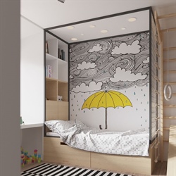 ایده ای برای اتاق خواب کودک