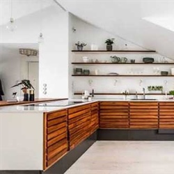 دکوراسیون آشپزخانه بدون پنجره با طراحی امروزی