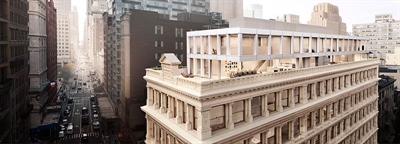 طراحی پنت هاوس دوبلکس مدرن روی ساختمان نئوکلاسیک