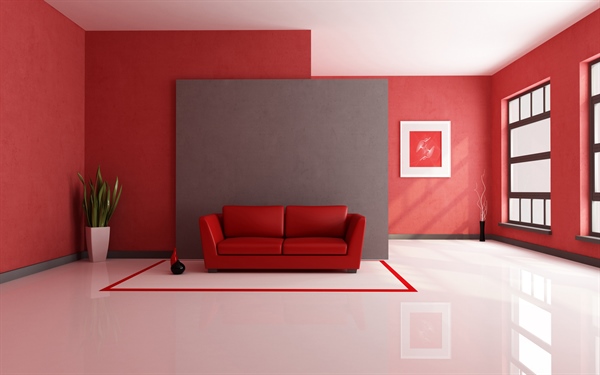 رنگ قرمز در طراحی فضای داخلی