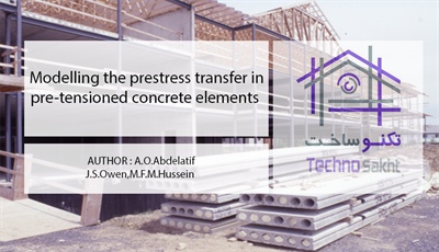 Modelling the prestress transfer in pre-tensioned concrete elements